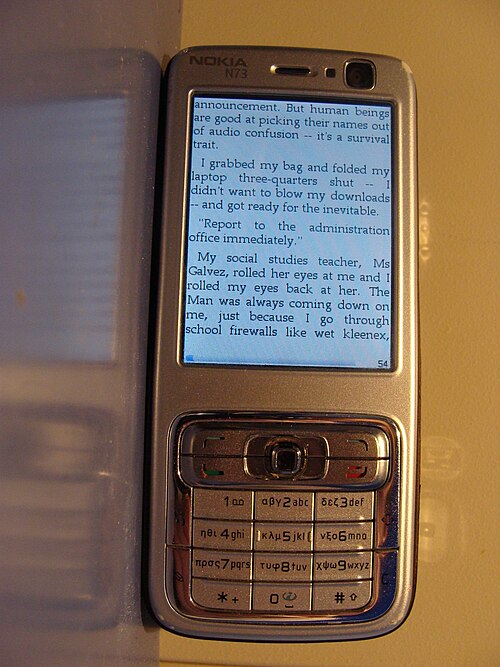 iPod mit Tux im Bildschirm