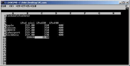 VisiCalc