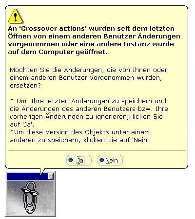 Abstrakter Dialog von Access 97