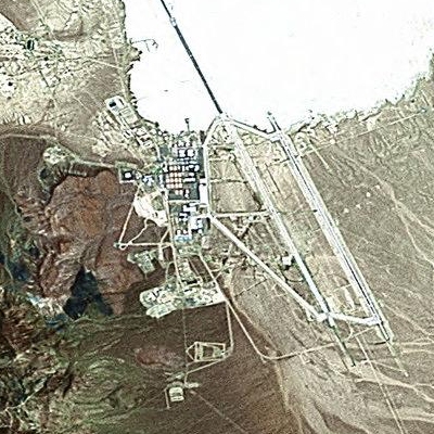 Satelittenbild von Area51