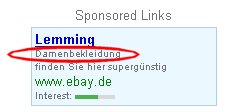 lemming auf ebay